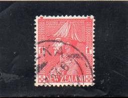 B - 1924 Nuova Zelanda - King George V In Alta Uniforme - Gebraucht