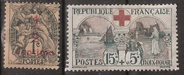 France Maury 156/7 (Yvert ) * Blanc Et Infirmière  = Année 1919 Complète Avec Charnière - Oblitérés