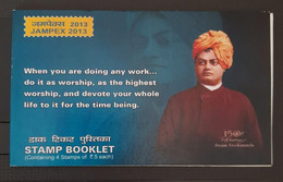 158.INDIA 2013 STAMP BOOKLET BIRTH ANNIVERSARY OF SWAMI VIVEKANAND . - Autres & Non Classés