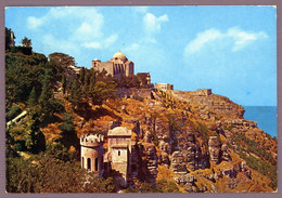 °°° Cartolina - Erice Quartiere Spagnolo E Torretta Pepoli Viaggiata (l) °°° - Trapani