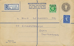 MOROCCO AGENCIES 1965 QEII 2 Sh. Registered Env + GVI 7 D MOROCCO AGENCIES In UK - Postämter In Marokko/Tanger (...-1958)