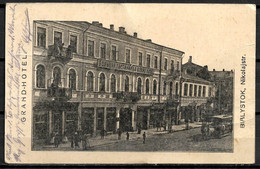 Polen Poland 09.09.1915 Feldpost Fieldpost AK PPC - BIALYSTOK - Grand Hotel - - Poland