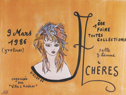 ACHERES - 1° Foire Toutes Collections - 9 Mars 1986 - Bourses & Salons De Collections