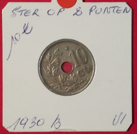 10 Centiem 1930 Vlaams Met Ster Op 2 Punten - 10 Centimes