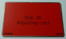 UK - Great Britain - L&G - BSK004 - Adjusting Card - 23.06.94 - BSK 36 - Mint - BT Engineer BSK Service : Emissioni Di Test