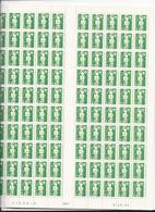 Feuille Complète De 100 Timbres Du N°2714, Marianne Du Bicentenaire Cote 100€ - Full Sheets