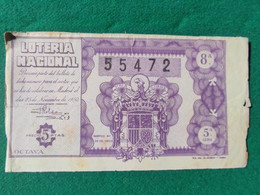 Spagna Lotteria Nazionale 1950 - Zu Identifizieren