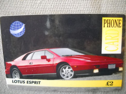 6865 Télécarte Collection  VOITURE LOTUS ESPRIT    (scans Recto Verso)  Carte Téléphonique - Automobili