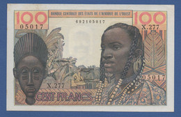 WEST AFRICAN STATES - P.2b – 100 Francs ND (1962) - AUNC-  - Serie X.277 - Westafrikanischer Staaten