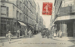 - Paris -ref-C984- Rue De Vanves Prise De La Rue Pernetty - Boulangerie Bonin - Boualngeries - Café Gruyer - Cafés - - Arrondissement: 14