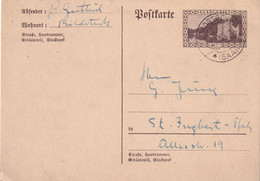 SAAR  1935  ENTIER POSTAL/GANZSACHE/POSTAL STATIONARY CARTE DE BILDSTOCK - Postwaardestukken