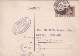 SAAR  1927 ENTIER POSTAL/GANZSACHE/POSTAL STATIONARY CARTE DE NEUNKIRCHEN - Entiers Postaux