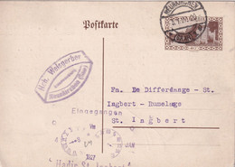 SAAR  1927 ENTIER POSTAL/GANZSACHE/POSTAL STATIONARY CARTE DE NEUNKIRCHEN - Postal Stationery