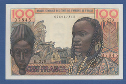 WEST AFRICAN STATES - P.2b – 100 Francs ND (1962)     UNC    Serie K.279 - Westafrikanischer Staaten