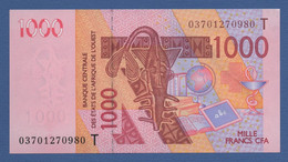 WEST AFRICAN STATES - TOGO - P.815Ta – 1.000 FRANCS 2003 - UNC - Westafrikanischer Staaten