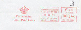 EMA HAVAS ROUGE  - EVIAN - COURONNE - Bäderwesen