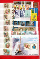 (Riz) Vaticano **-  2000 - Annata Completa. 37 Valori + BF.23  .     MNH. - Annate Complete