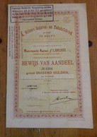 Tobacco : A.Hillen's Sigaren- En Tabaksfabriek - Delft - 1918 - Other & Unclassified