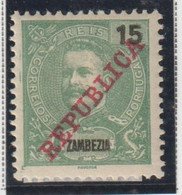 ZAMBÉZIA CE AFINSA  58 - NOVO COM CHARNEIRA - Sambesi (Zambezi)