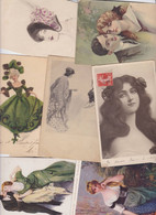 Lot 2877 De 10 CPA Femme Woman Girl Glamour Déstockage Pour Revendeurs Ou Collectionneurs - 5 - 99 Postcards