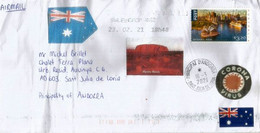 Letter From Canberra, Addressed To Andorra During Covid-19 Andorra Lockdown, With Date Of Arrival Postmark - Errors, Freaks & Oddities (EFO)