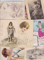 Lot 2878 De 10 CPA Femme Woman Girl Glamour Déstockage Pour Revendeurs Ou Collectionneurs - 5 - 99 Cartes