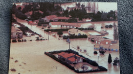 CPM INONDATIONS 12 ET 13 NOVEMBRE 1999 AUDE CUXAC D AUDE LES GARRIGOTS VUE AERIENNE ED COMURHEX - Catastrophes