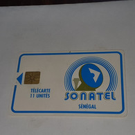 Senegal-(SN-SON-0019A-sen-16/1)-LOGO-transparent-(13)-(11units)-(not Number)-used Card+1card Prepiad Free - Sénégal