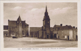 72 -  Bouloire (Sarthe) - Place De L'Ecole Et Château - Bouloire