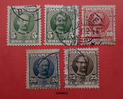 (ti) (DANK23) Timbre 1907 ROI KING FREDERIK VIII DANEMARK DANMARK DENMARK - Sonstige & Ohne Zuordnung