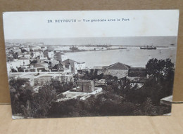 BEYROUTH (Liban) Vue Générale Avec Le Port - Lebanon