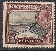 Cyprus 1934 KGV 1 Pi Roman Theatre Used SG 136 ( K719 ) - Chypre (...-1960)