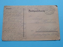 4 FELDPOSTKARTE > Wereldoorlog 1 ( Anno 1916/17 ) Guerre / War 1 ( Voir Photo / Scans ) 4 Exemplaires ! - Documenti