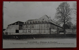 CPA Fleurus - Château De Zwalart/ QG De Napoléon Lors De La Bataille De Ligny - Fleurus