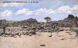 Landschaft Keetmanshoop Stempel Deutsch-Suswestafrika-Deutsche Kolonie KARIBIB-Namibie-Afrique-Krieg-Militär-Guerre-1914 - War 1914-18