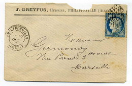 Losange GC 5055  PHILIPPEVILLE / ALGERIE - 1849-1876: Période Classique
