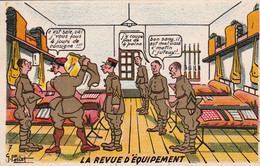 AK La Revue D'Equipement - Franz. Soldaten - Humor - WW1 (55000) - Humor