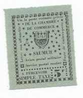 Saumur, Chambre De Commerce , Série De 3 Valeurs  (5F-12F-15F) Papier Bleu  **  ( Sans Gomme)  1953 - Altri & Non Classificati