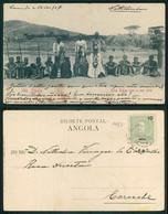 PORTUGAL - ANGOLA [ 0732 ] - LIBOLLO TRES SOBAS COM A SUA CORTE - DOBRA FOLD - Angola