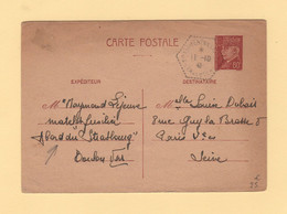 Poste Navale - Batiment De Ligne Strasbourg - 11-10-1941 - Seepost