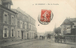 / CPA FRANCE 78 "Le Chesnaye, Rue De Versailles" - Le Chesnay