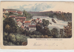 Schaffhausen, Rheinfall Mit Schloss Laufen - 1902 Schweizer Feldpost - SH Schaffhausen