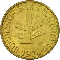 Monnaie, République Fédérale Allemande, 5 Pfennig, 1974, Stuttgart, TTB - 5 Pfennig