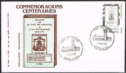 [C0010.2] Andorra 1982; FDC Conmemoraciones Centenarias, 33 Pt. (NS) - Storia Postale