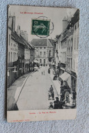 Cpa 1907, Saulieu, La Rue Du Marché, Cote D'Or 21 - Saulieu