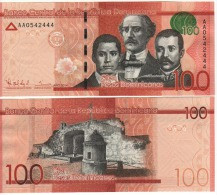 DOMINICAN   Rep. 100  Pesos Dominicanos    P190   2014 - República Dominicana