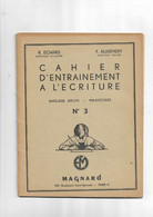 Cahier  D'entrainement à L'écriture Magnard N° 3 Anglaise Droite Majuscules - 0-6 Years Old