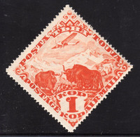 Tuva 1934 Air Issue 1k Mint Very Lightly Hinged SG51 Scott#C1 - Touva