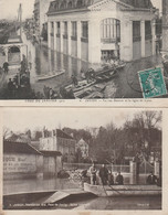 JUVISY  Sur ORGE - Inondation 1910 - 2 Cpa - Juvisy-sur-Orge