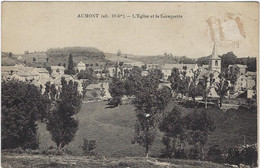 48 Aumont Aubrac  Alt 1050m  -  L'eglise Et La Baraquette - Aumont Aubrac